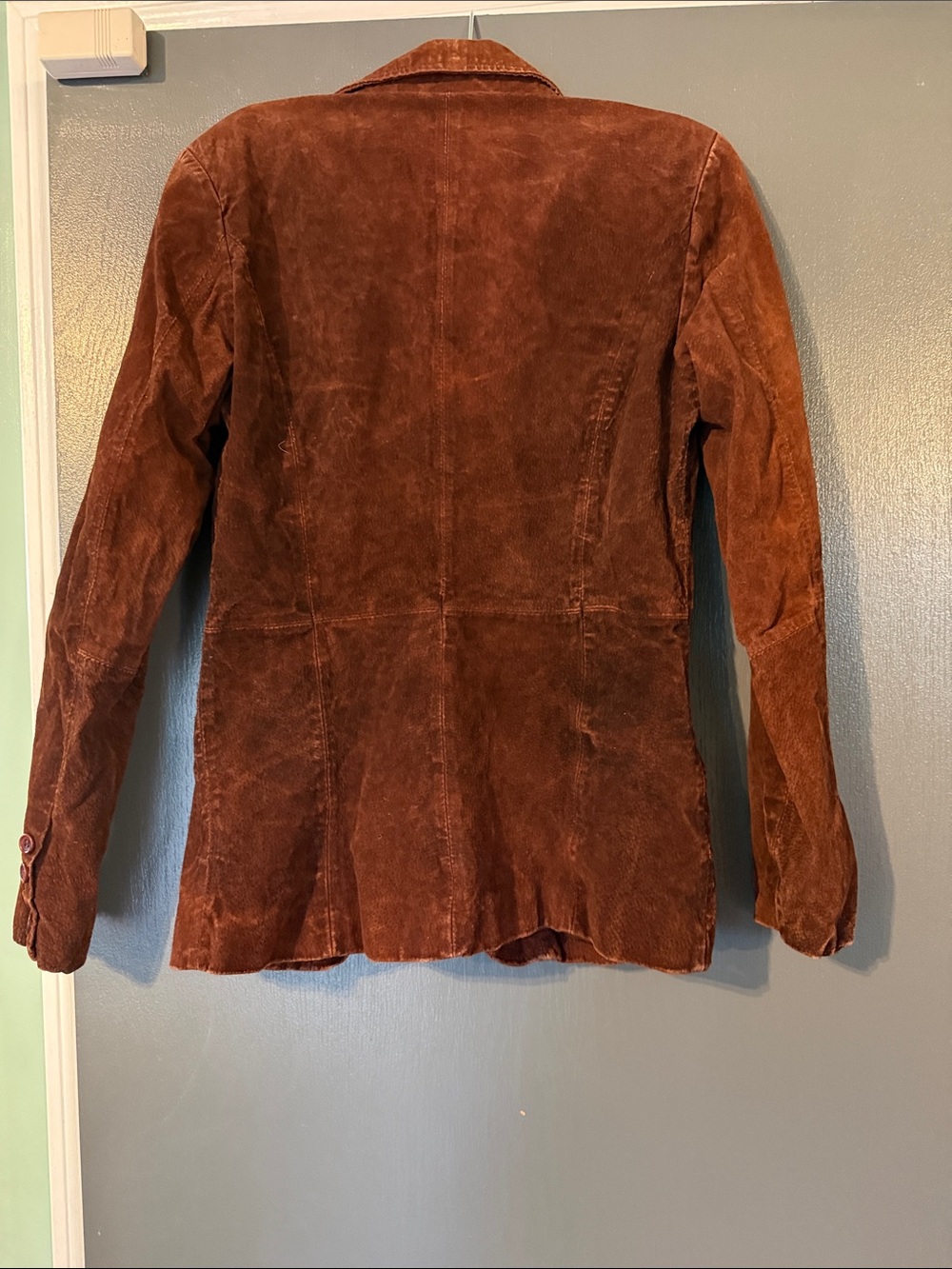 Chadwicks Leather Blazer in Rust - Picture 3 of 4